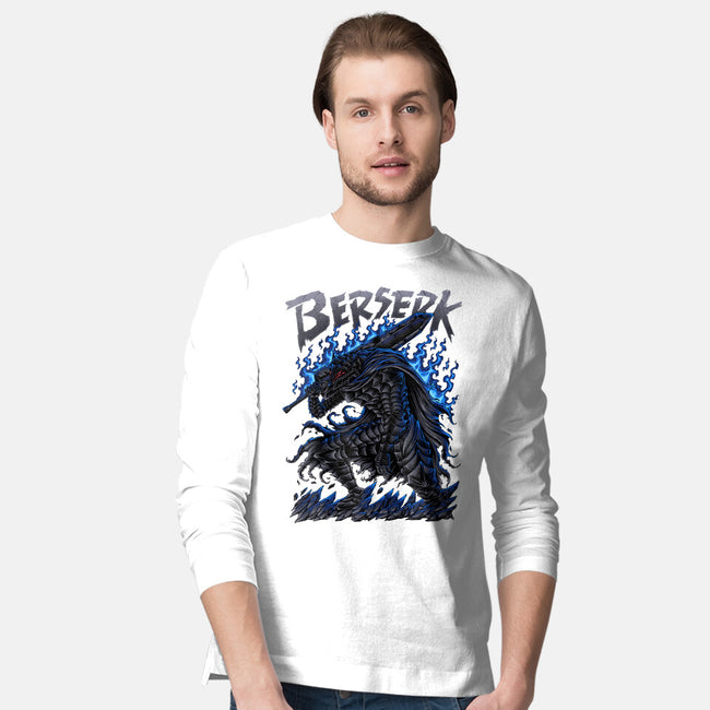 Lone Warrior-Mens-Long Sleeved-Tee-aleoarts