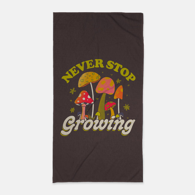 Never Stop Growing-None-Beach-Towel-tobefonseca
