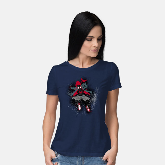 Multiverse Spider-Womens-Basic-Tee-intheo9