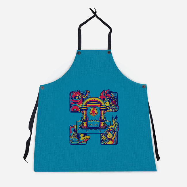 Millennial Celebration-Unisex-Kitchen-Apron-estudiofitas
