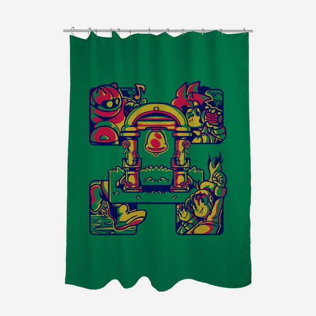 Millennial Celebration-None-Polyester-Shower Curtain-estudiofitas
