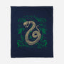 Wizardy Snake Fossil-None-Fleece-Blanket-estudiofitas