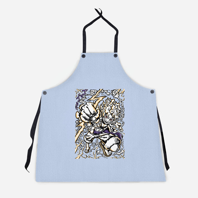 Luffy Gear 5-Unisex-Kitchen-Apron-Panchi Art