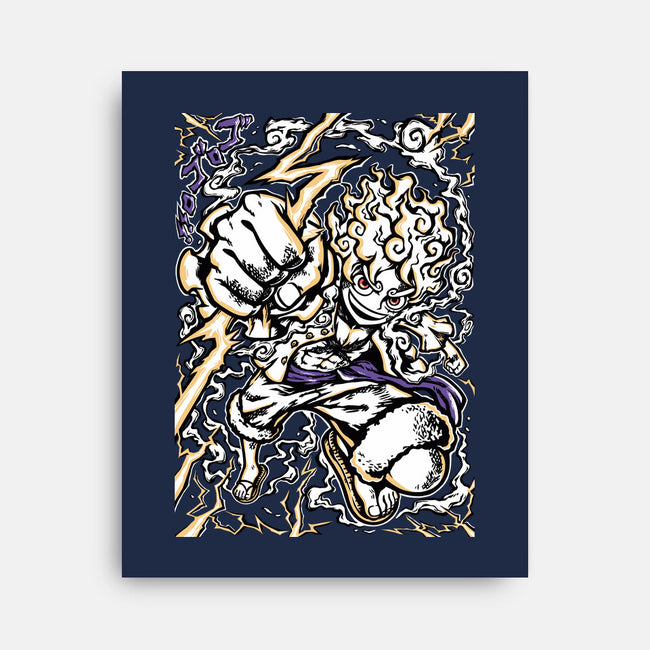 Luffy Gear 5-None-Stretched-Canvas-Panchi Art