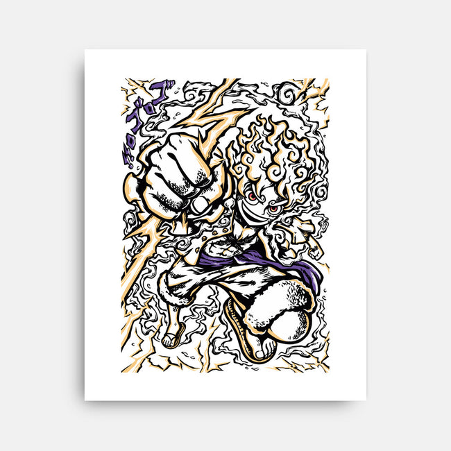 Luffy Gear 5-None-Stretched-Canvas-Panchi Art