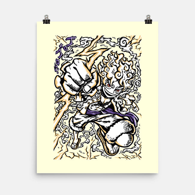 Luffy Gear 5-None-Matte-Poster-Panchi Art