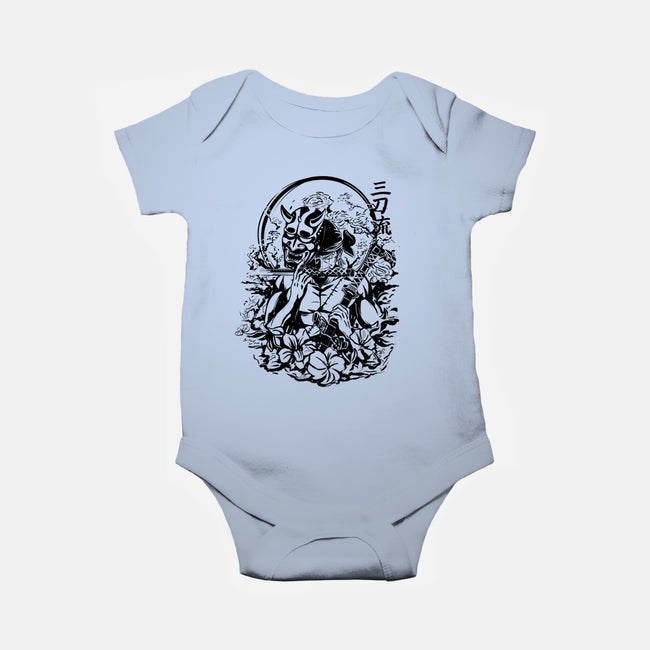 Zoro Samurai Tattoo-Baby-Basic-Onesie-fanfabio