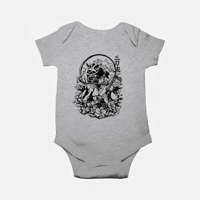 Zoro Samurai Tattoo-Baby-Basic-Onesie-fanfabio