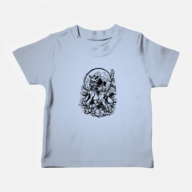 Zoro Samurai Tattoo-Baby-Basic-Tee-fanfabio