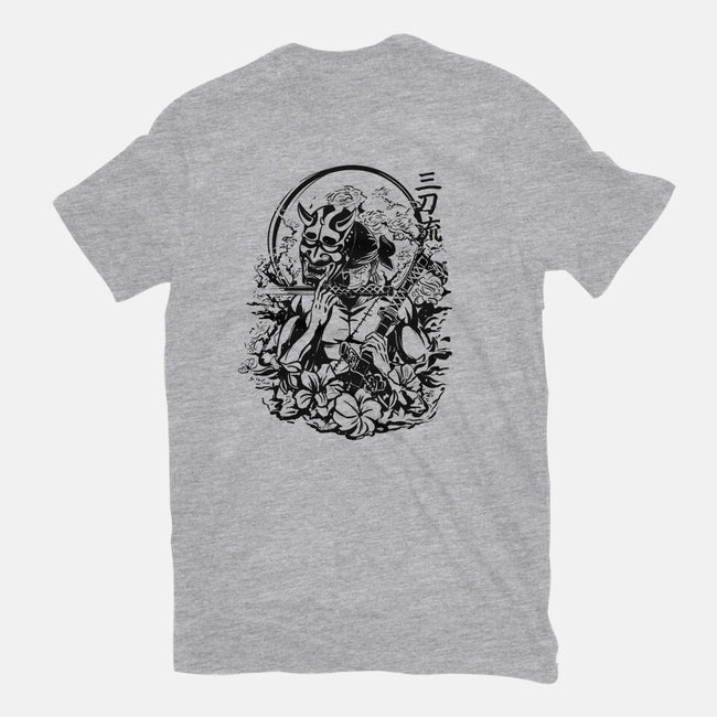 Zoro Samurai Tattoo-Mens-Basic-Tee-fanfabio