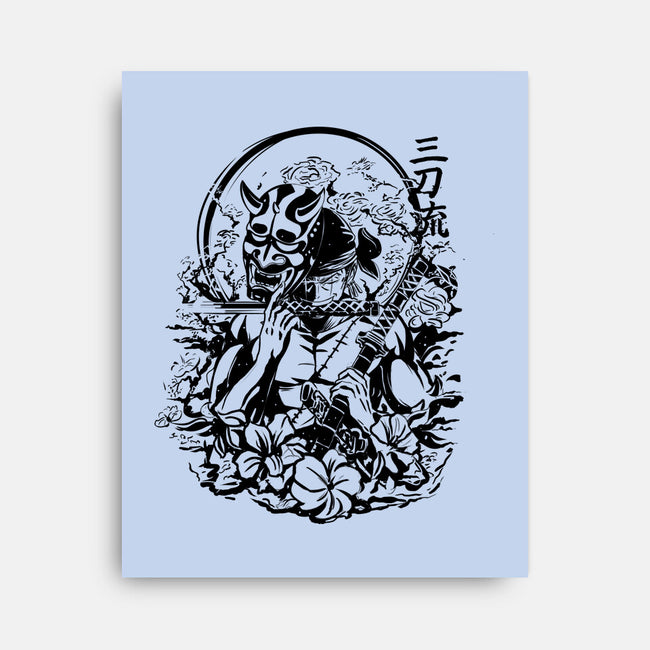 Zoro Samurai Tattoo-None-Stretched-Canvas-fanfabio