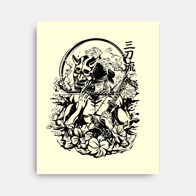 Zoro Samurai Tattoo-None-Stretched-Canvas-fanfabio
