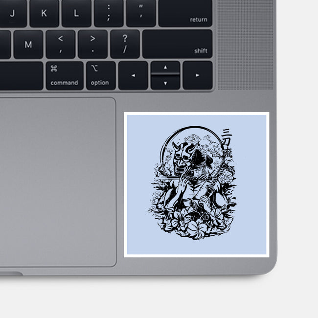 Zoro Samurai Tattoo-None-Glossy-Sticker-fanfabio