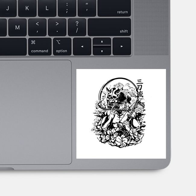 Zoro Samurai Tattoo-None-Glossy-Sticker-fanfabio
