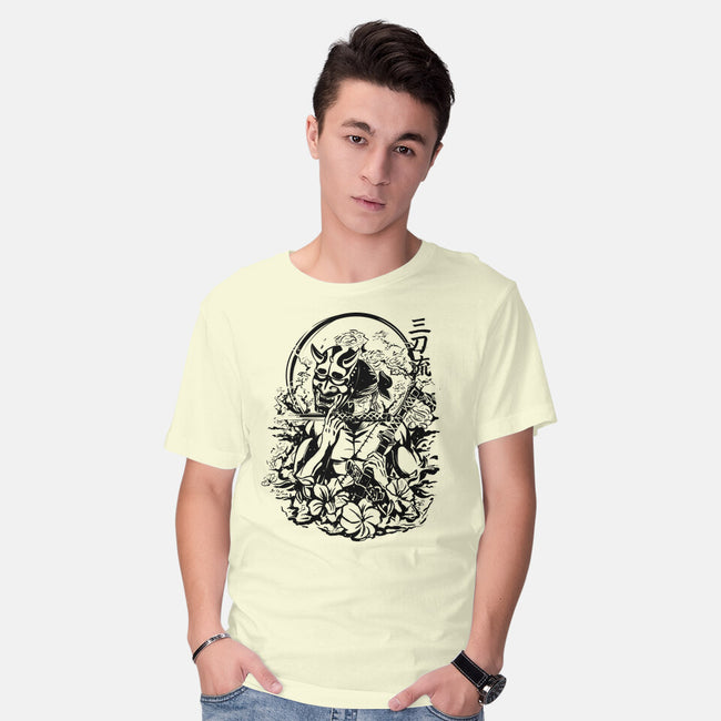 Zoro Samurai Tattoo-Mens-Basic-Tee-fanfabio