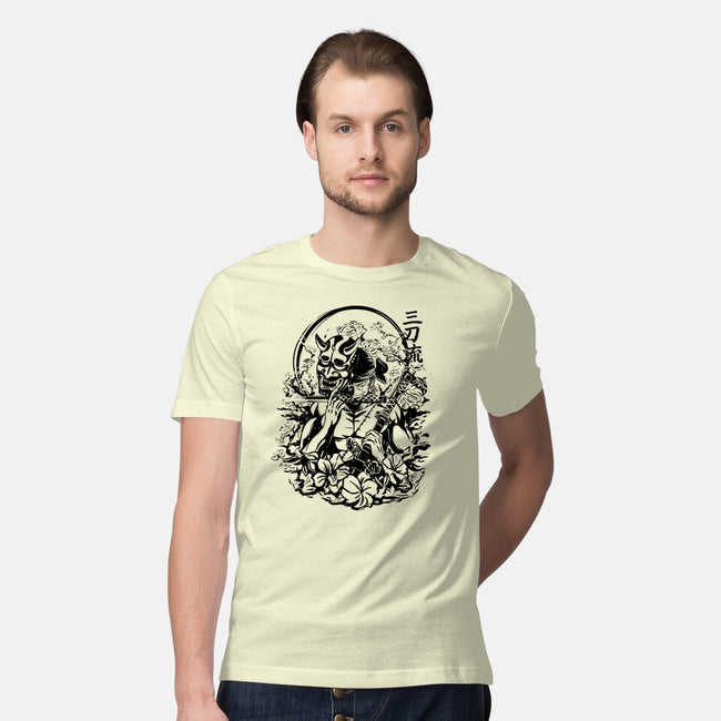 Zoro Samurai Tattoo-Mens-Premium-Tee-fanfabio