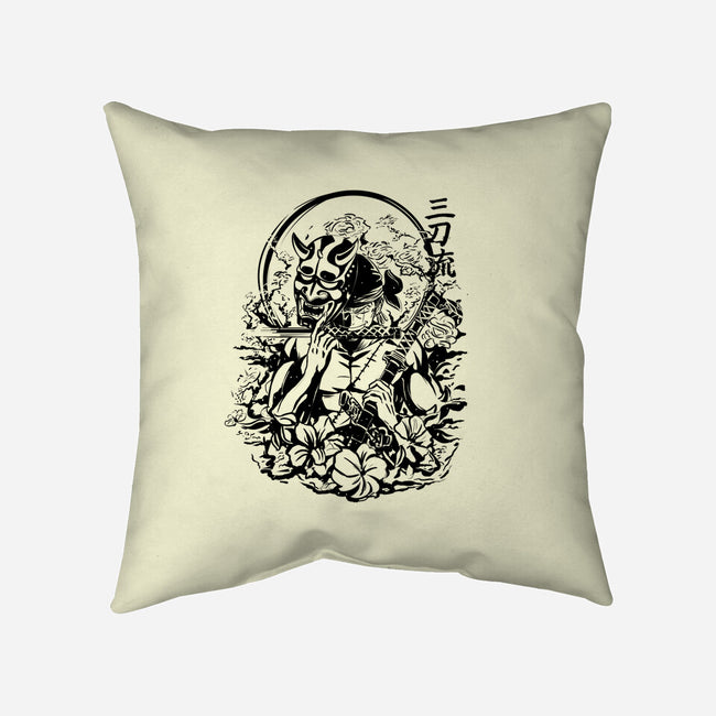Zoro Samurai Tattoo-None-Removable Cover w Insert-Throw Pillow-fanfabio
