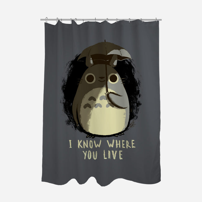 Your Neighbor-none polyester shower curtain-BlancaVidal
