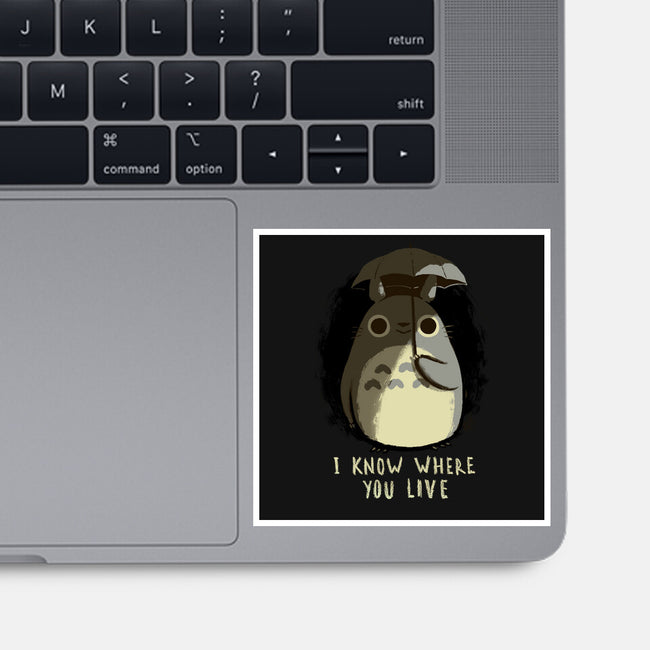 Your Neighbor-none glossy sticker-BlancaVidal