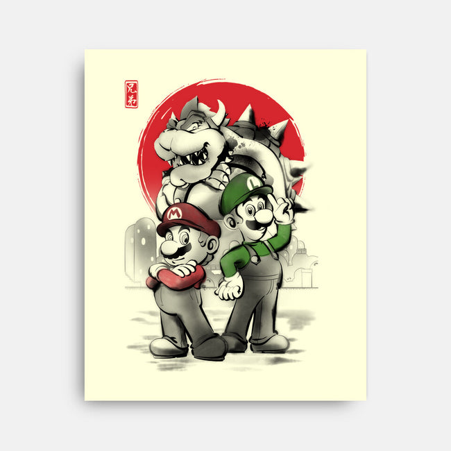 Plumbers Under The Sun-None-Stretched-Canvas-ddjvigo