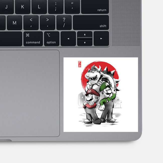 Plumbers Under The Sun-None-Glossy-Sticker-ddjvigo