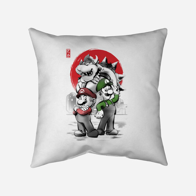 Plumbers Under The Sun-None-Removable Cover w Insert-Throw Pillow-ddjvigo
