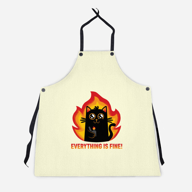 We're Fine-Unisex-Kitchen-Apron-danielmorris1993
