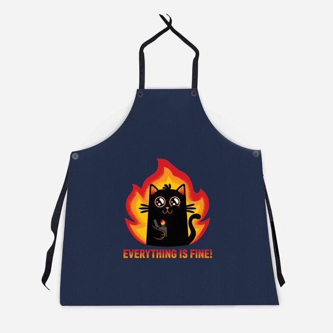 We're Fine-Unisex-Kitchen-Apron-danielmorris1993