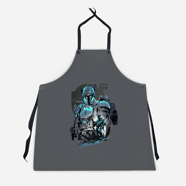 Attack Of Paz Vizsla-Unisex-Kitchen-Apron-hypertwenty