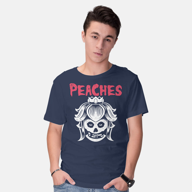 Horror Punk Peaches-Mens-Basic-Tee-Logozaste