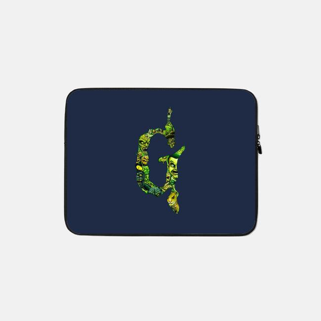 You're In For A Scare-none zippered laptop sleeve-Bats on the Brain