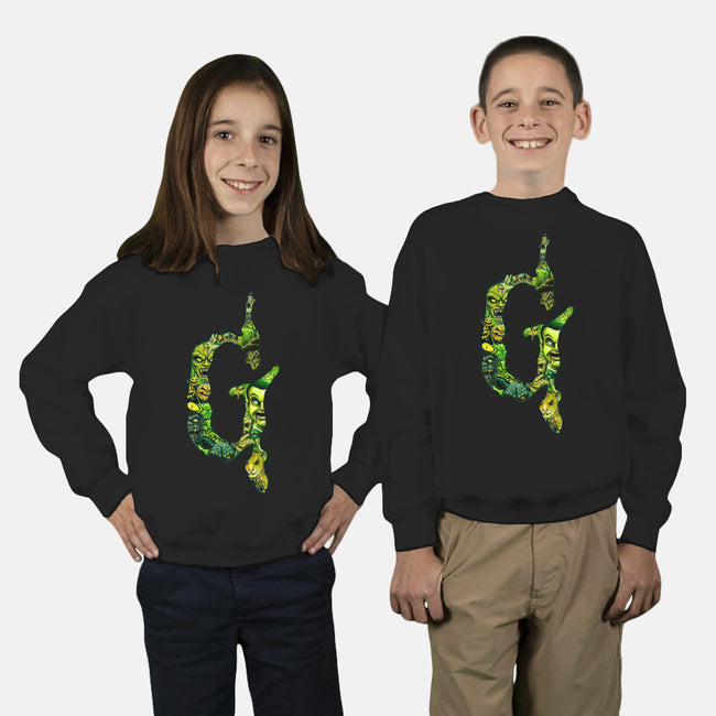 You're In For A Scare-youth crew neck sweatshirt-Bats on the Brain