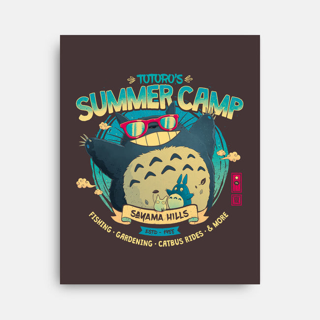 Neighbor's Summer Camp-None-Stretched-Canvas-teesgeex