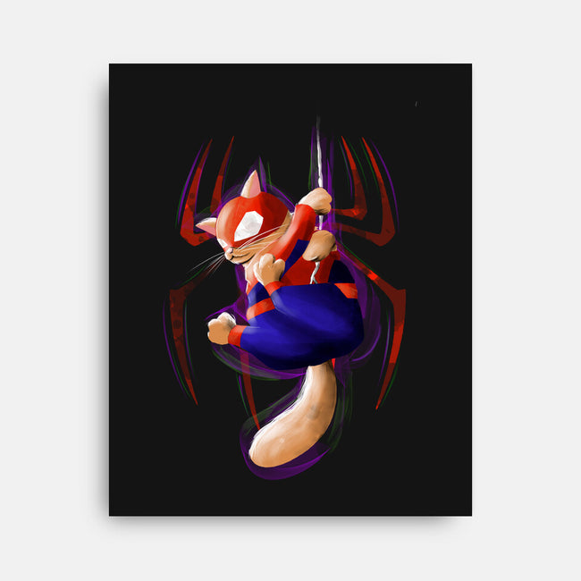 Spidercat-None-Stretched-Canvas-fanfabio