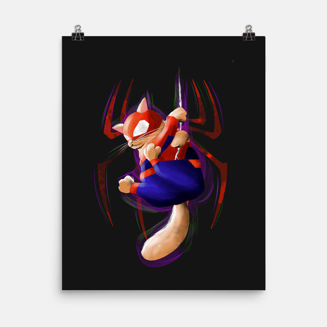 Spidercat-None-Matte-Poster-fanfabio