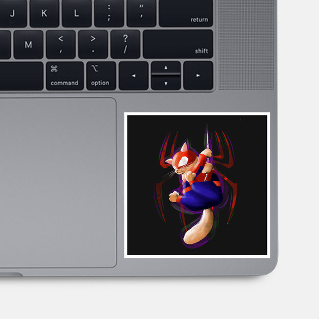 Spidercat-None-Glossy-Sticker-fanfabio