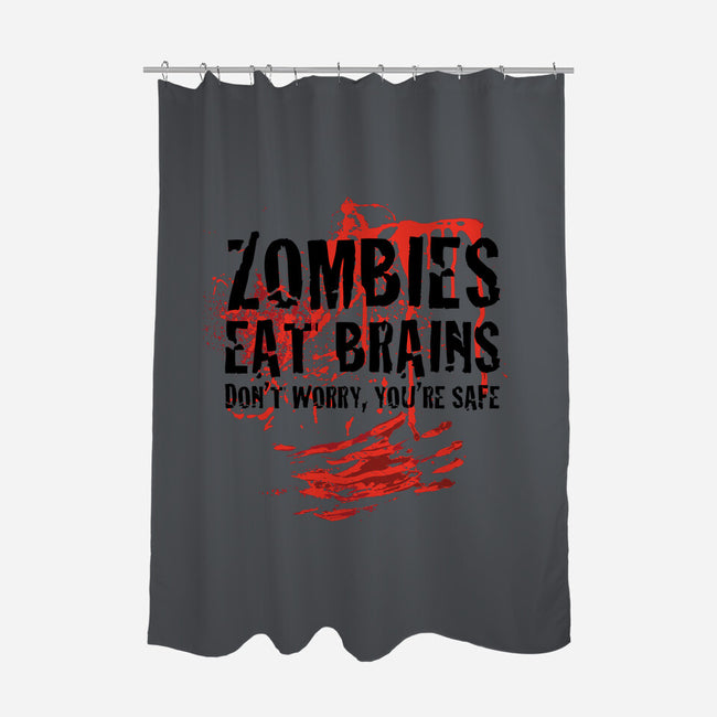You're Safe-none polyester shower curtain-atteoM
