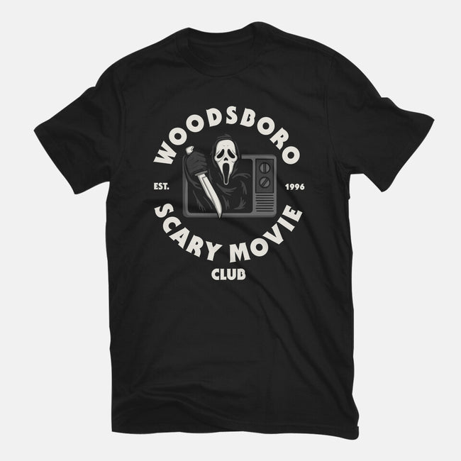 Woodsboro Scary Movie Club-Unisex-Basic-Tee-Melonseta