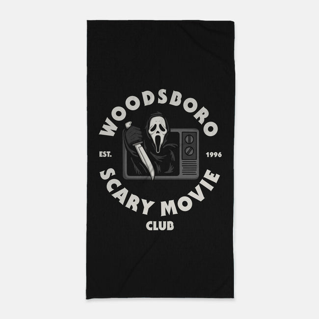 Woodsboro Scary Movie Club-None-Beach-Towel-Melonseta