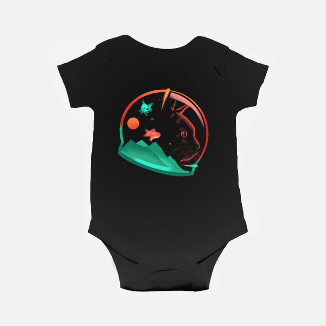 Astrocat In Space-Baby-Basic-Onesie-sachpica
