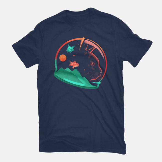 Astrocat In Space-Youth-Basic-Tee-sachpica