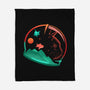 Astrocat In Space-None-Fleece-Blanket-sachpica
