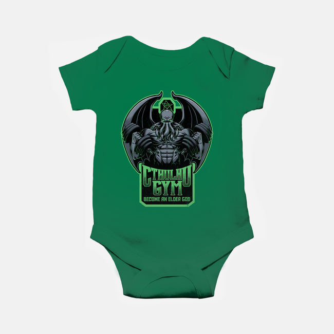 Cthulhu Gym-Baby-Basic-Onesie-Studio Mootant