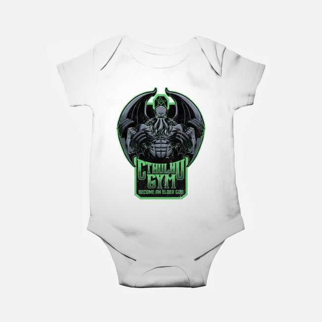 Cthulhu Gym-Baby-Basic-Onesie-Studio Mootant