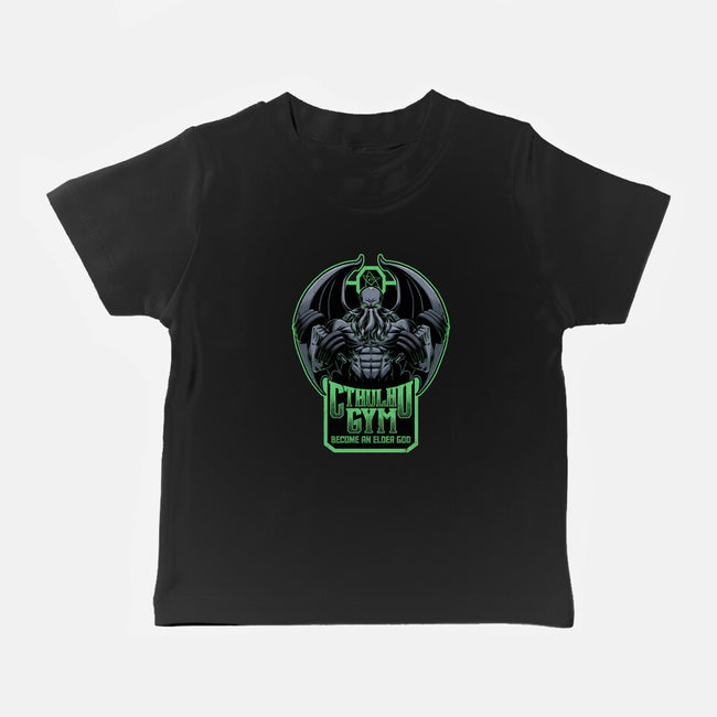 Cthulhu Gym-Baby-Basic-Tee-Studio Mootant