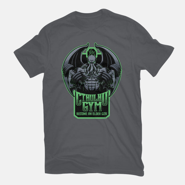 Cthulhu Gym-Womens-Fitted-Tee-Studio Mootant