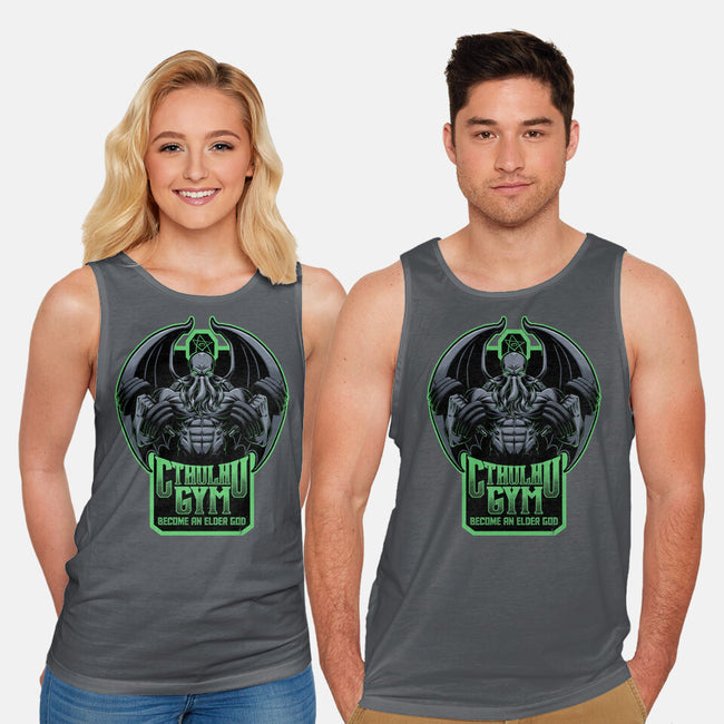 Cthulhu Gym-Unisex-Basic-Tank-Studio Mootant