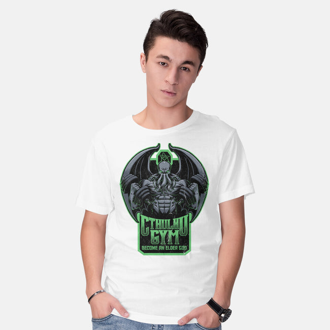 Cthulhu Gym-Mens-Basic-Tee-Studio Mootant
