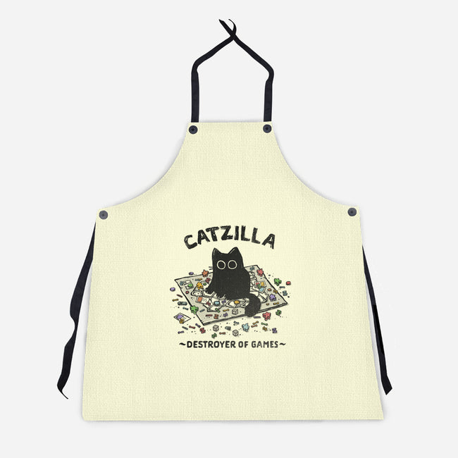 Destroyer Of Games-Unisex-Kitchen-Apron-kg07