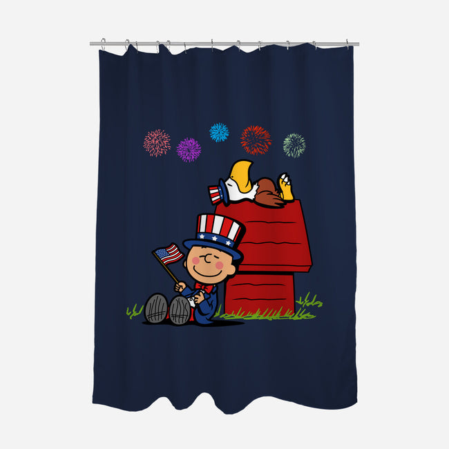Patriotic Nuts-None-Polyester-Shower Curtain-Boggs Nicolas